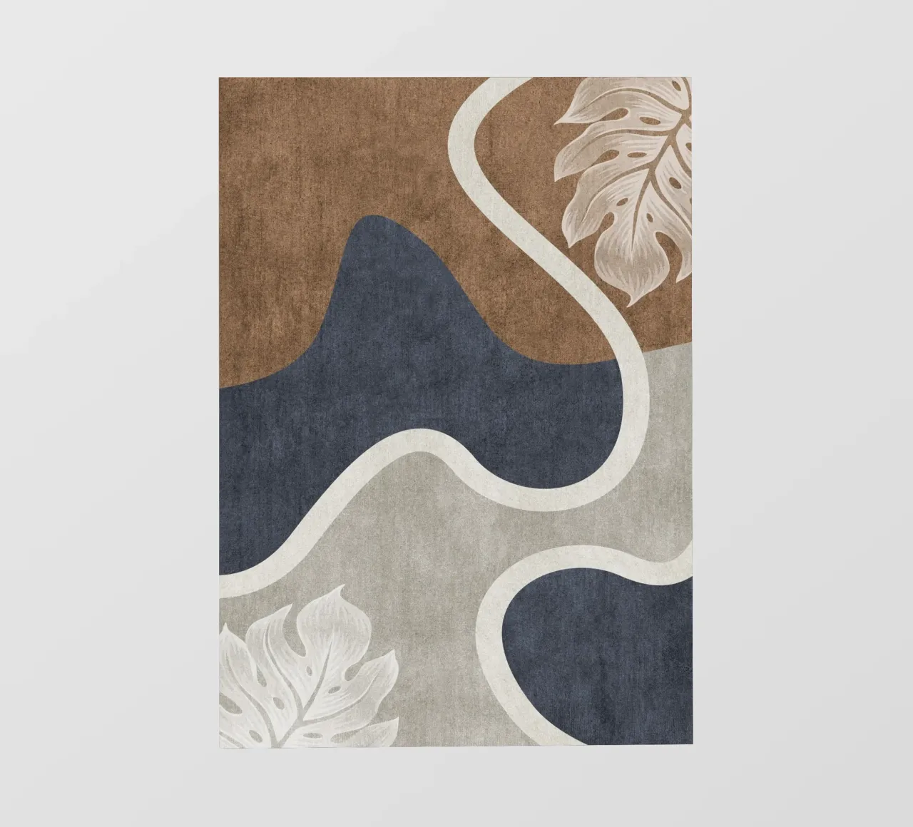 abstract shapes waves and white sheet pellicola backlit da vintageshop