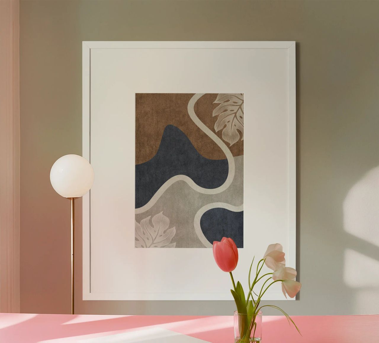 abstract shapes waves and white sheet carta hahnemühle da vintageshop