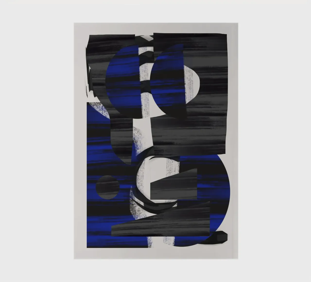 Playful shapes composition 16 notebook by Little Dean