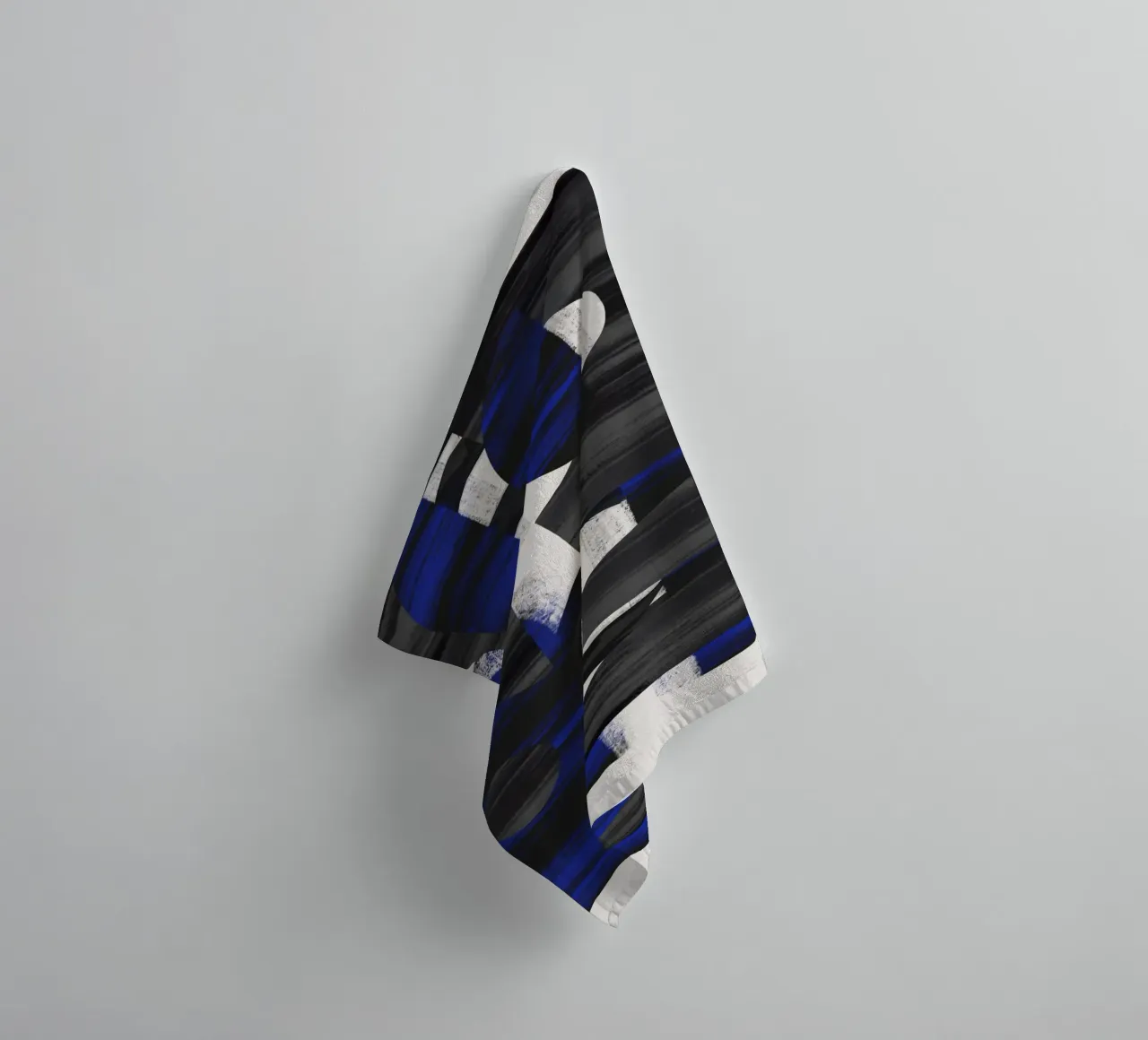 Speelse vormen compositie 16 badhanddoek van Little Dean