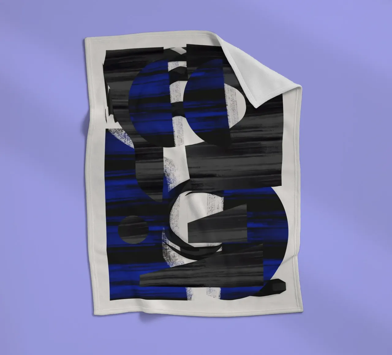 Composizione di forme giocose 16 coperta in pile da Little Dean