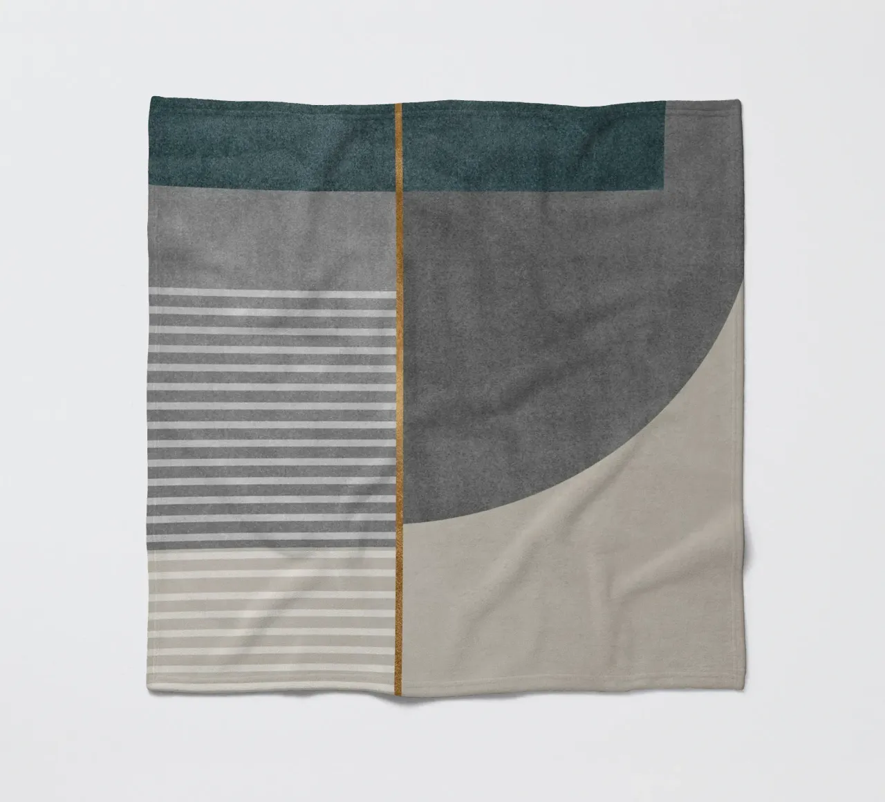 abstract shapes frames and lines Fleecedecke von vintageshop