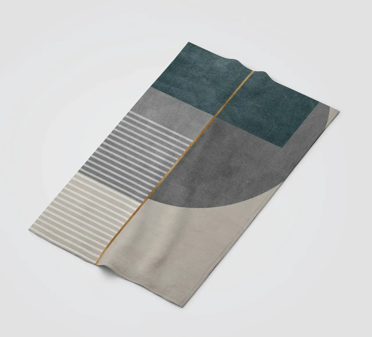 abstract shapes frames and lines Fleecedecke von vintageshop
