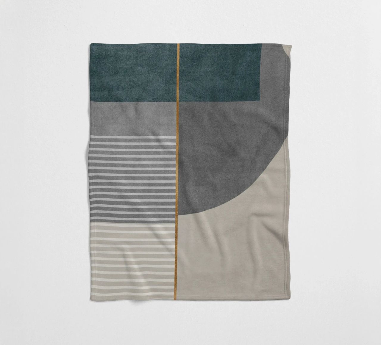 abstract shapes frames and lines coperta in pile da vintageshop