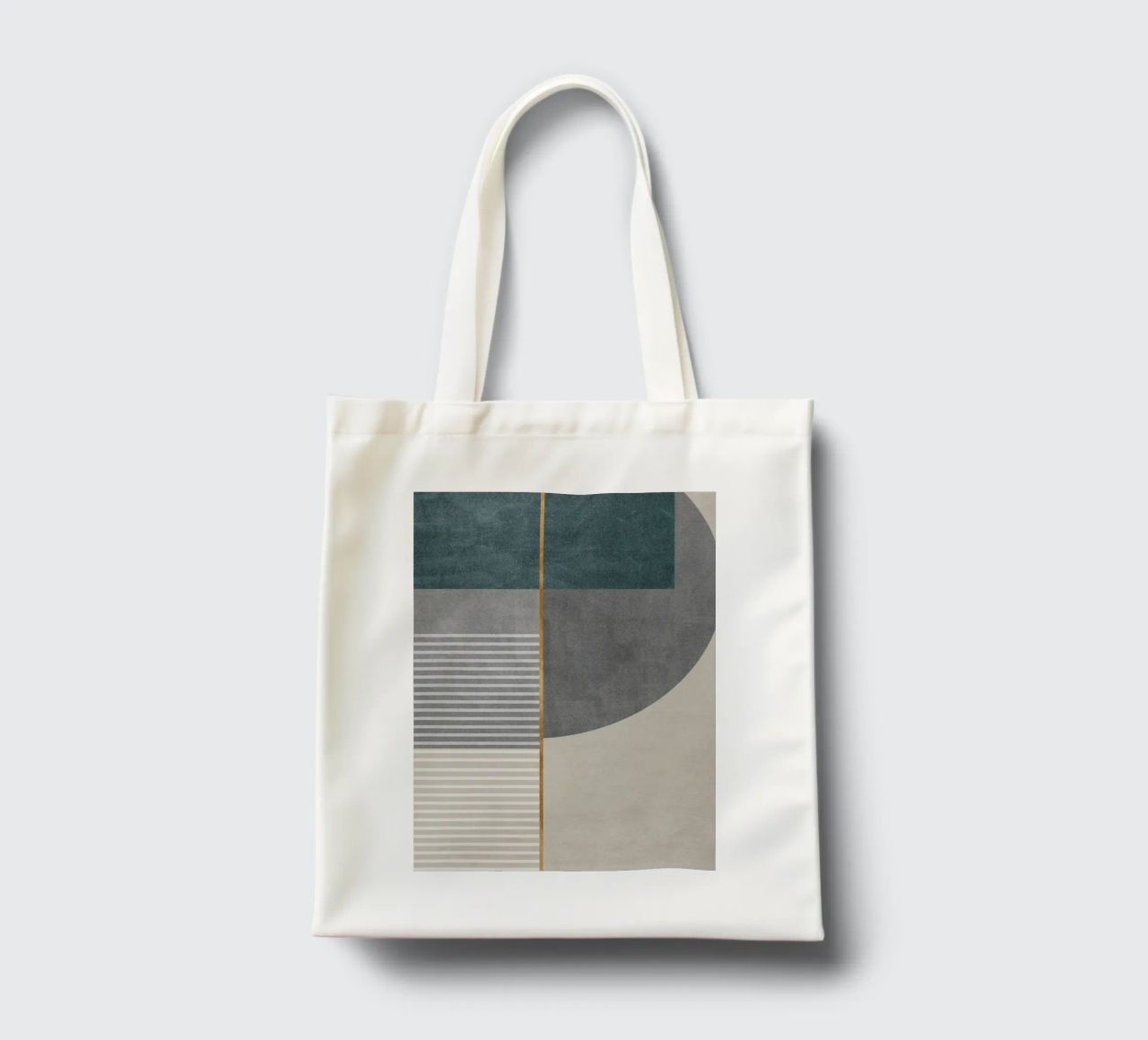 abstract shapes frames and lines borsa in juta da vintageshop