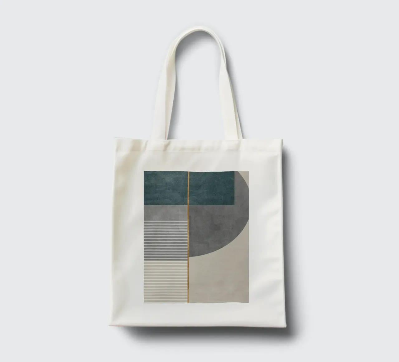 abstract shapes frames and lines borsa in juta da vintageshop