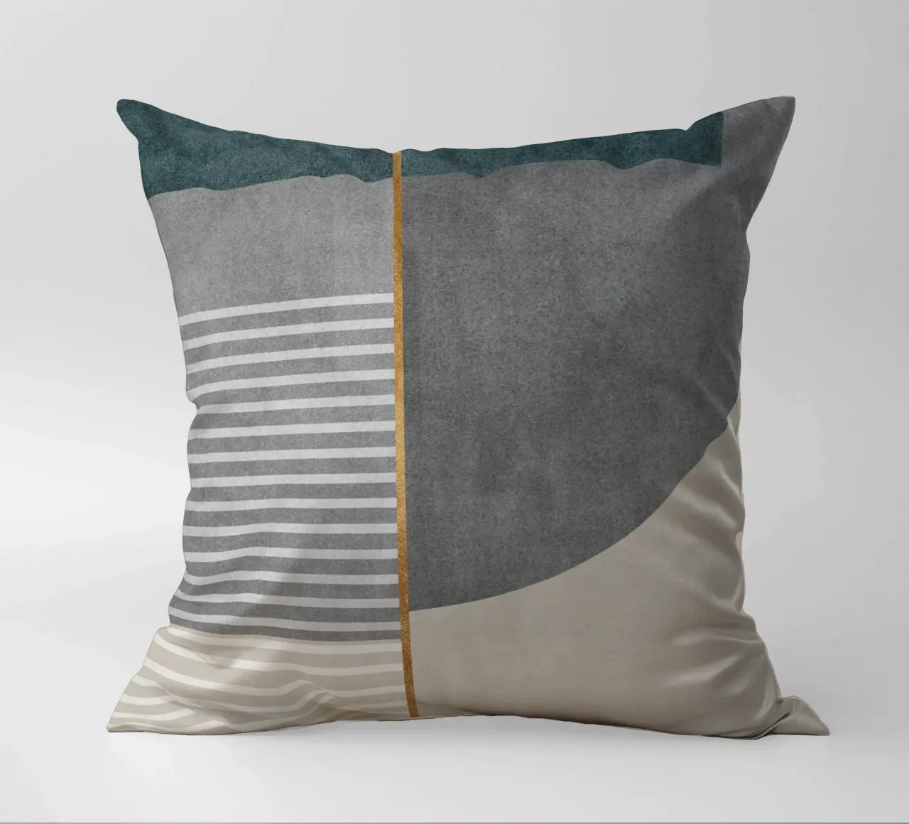 abstract shapes frames and lines Kissen von vintageshop