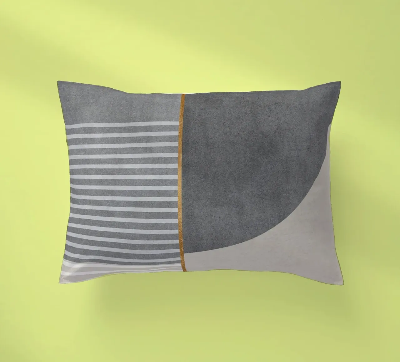 abstract shapes frames and lines Kissen von vintageshop
