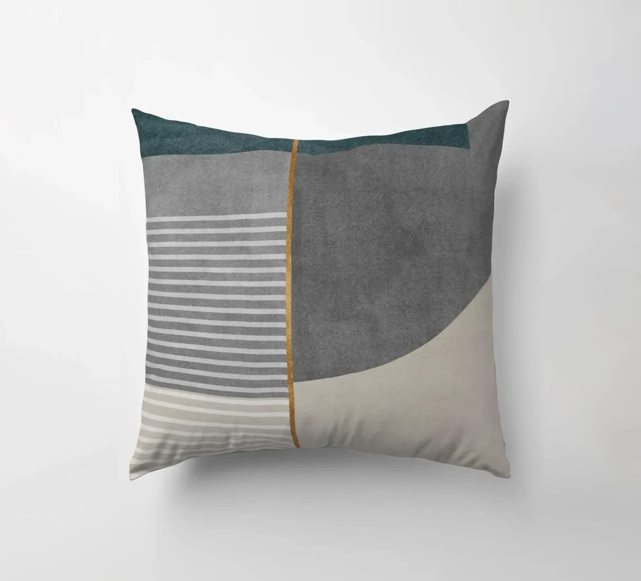 abstract shapes frames and lines Kissen von vintageshop