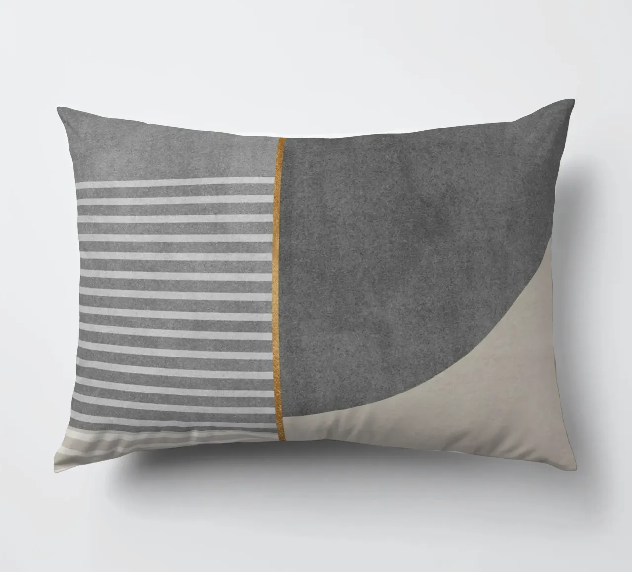 abstract shapes frames and lines Kissen von vintageshop
