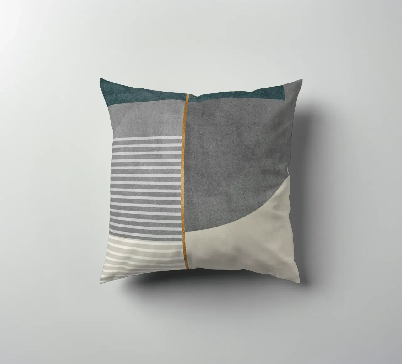 abstract shapes frames and lines coussin de vintageshop