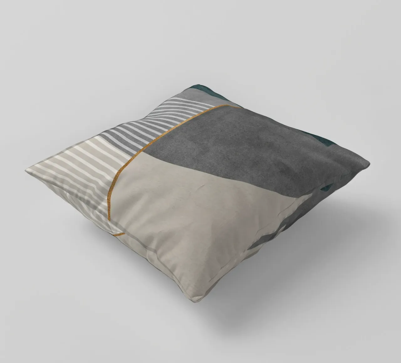 abstract shapes frames and lines coussin de vintageshop