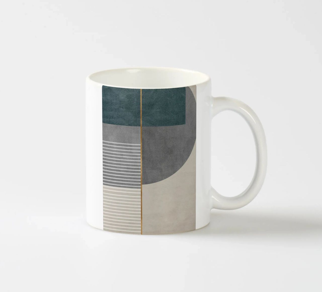 abstract shapes frames and lines tazza in ceramica da vintageshop