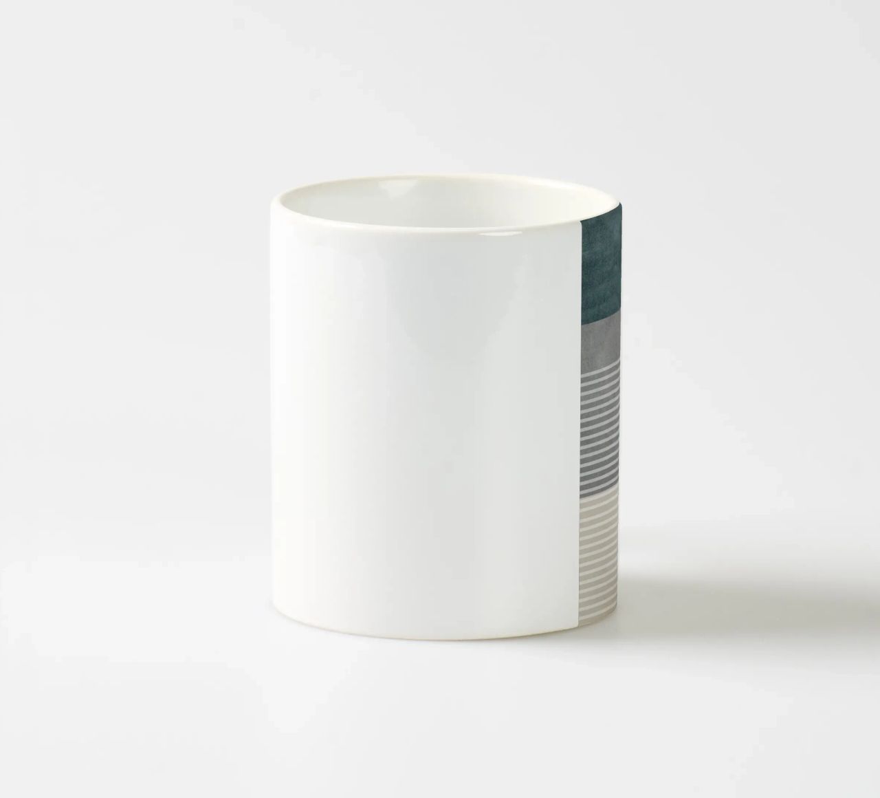 abstract shapes frames and lines tazza in ceramica da vintageshop