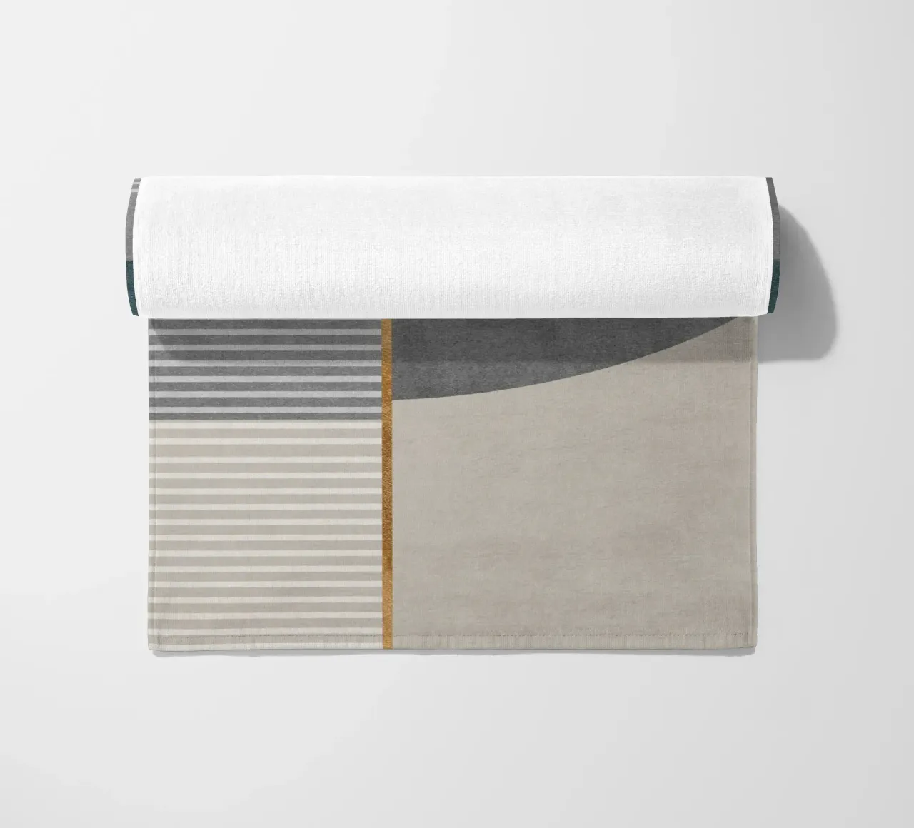 abstract shapes frames and lines beach towel by vintageshop
