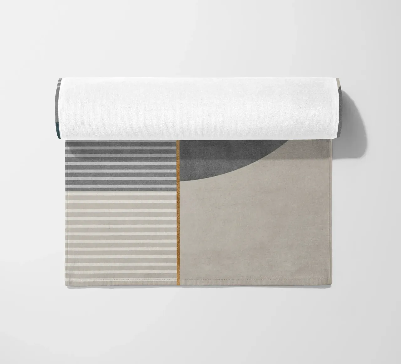 abstract shapes frames and lines Strandtuch von vintageshop