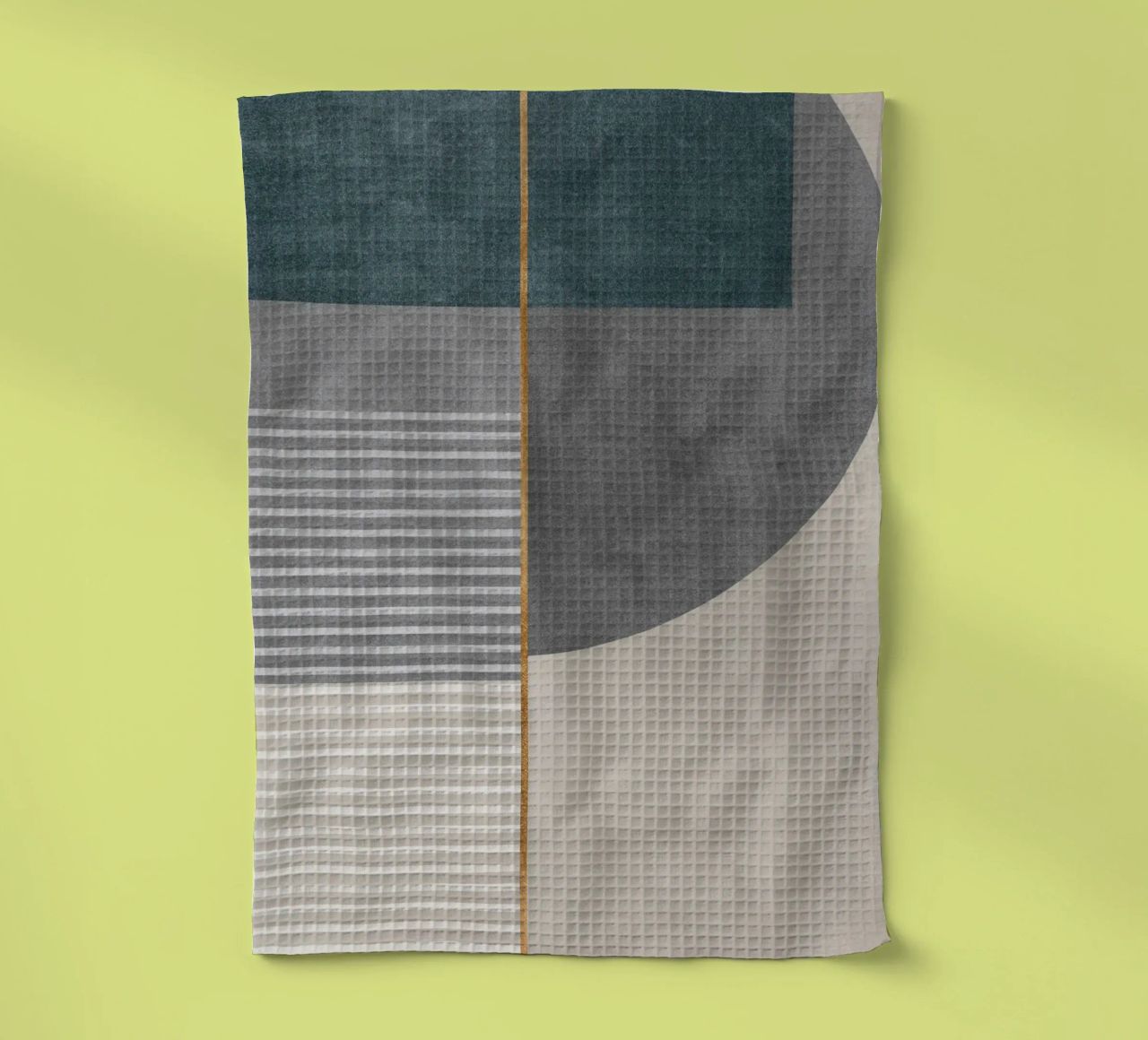 abstract shapes frames and lines canovaccio da cucina da vintageshop