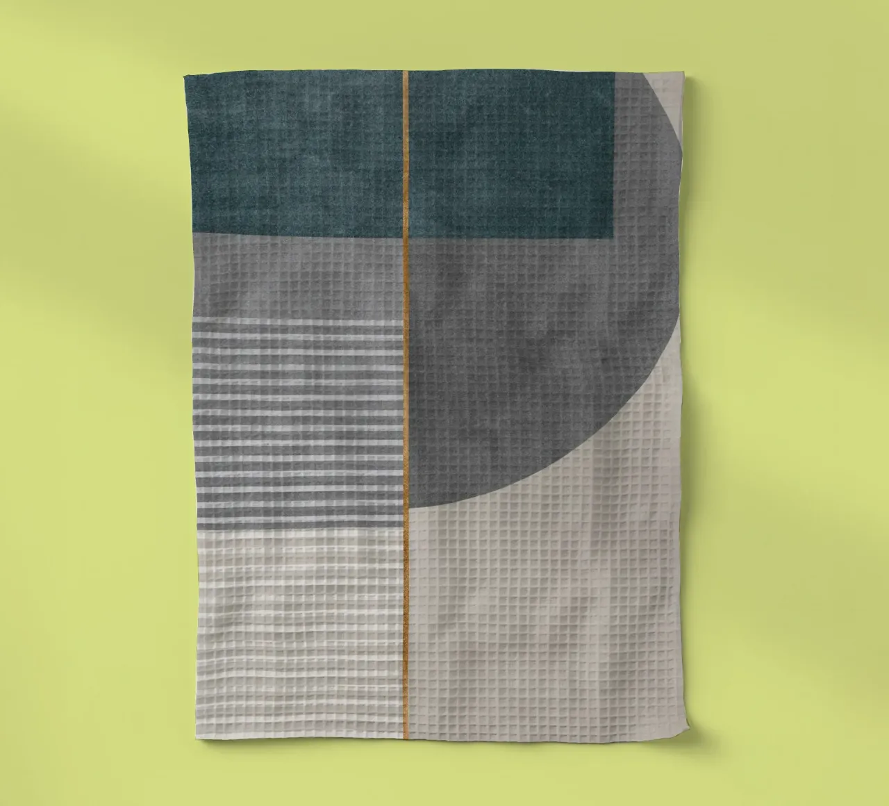abstract shapes frames and lines Geschirrtuch von vintageshop