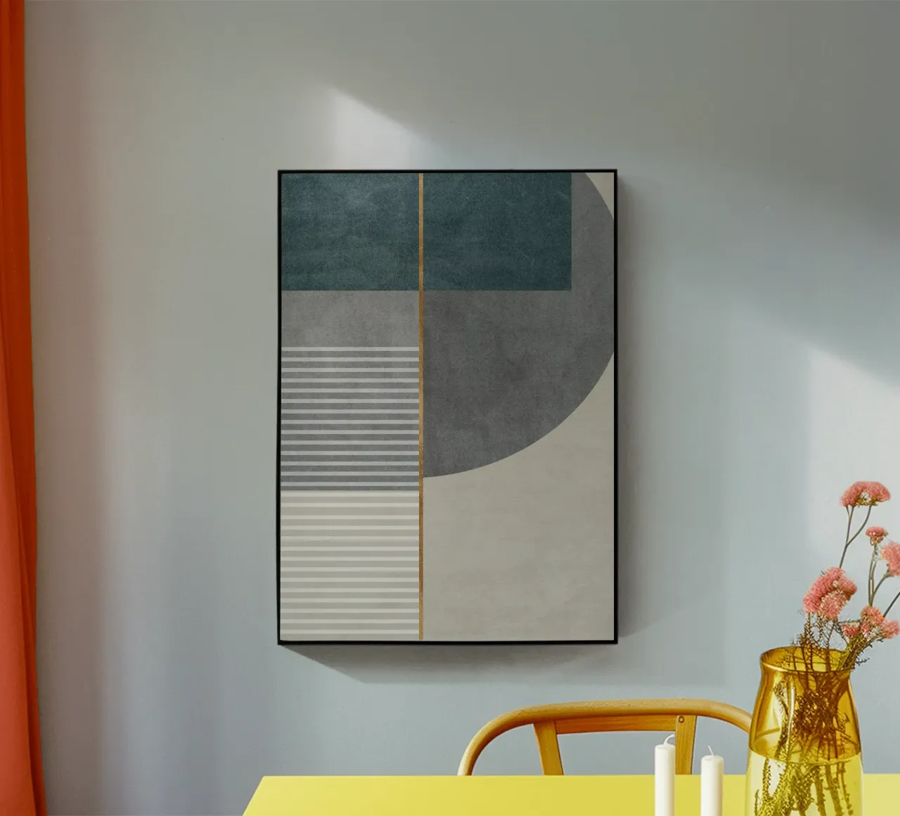 abstract shapes frames and lines plexiglass da vintageshop