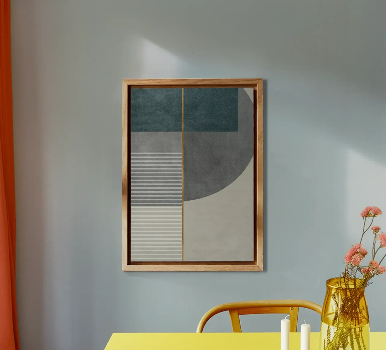 abstract shapes frames and lines alluminio dibond da vintageshop