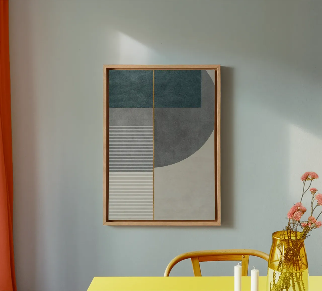 abstract shapes frames and lines canvas by vintageshop