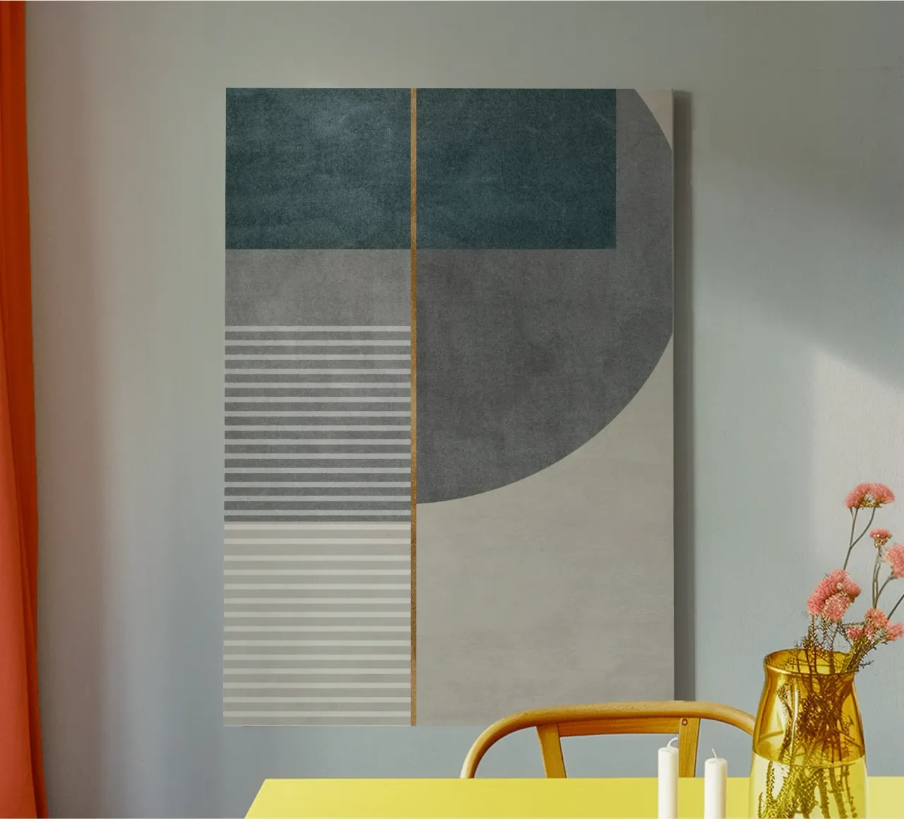 abstract shapes frames and lines canvas by vintageshop