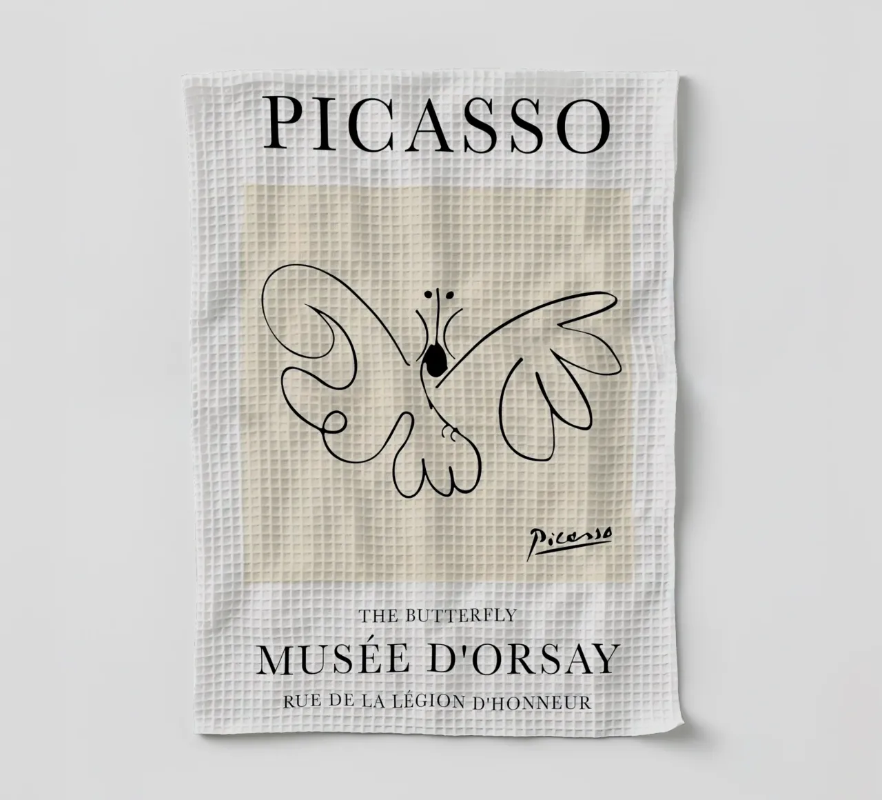 Schizzo di farfalla di Picasso canovaccio da cucina da Jam Poster