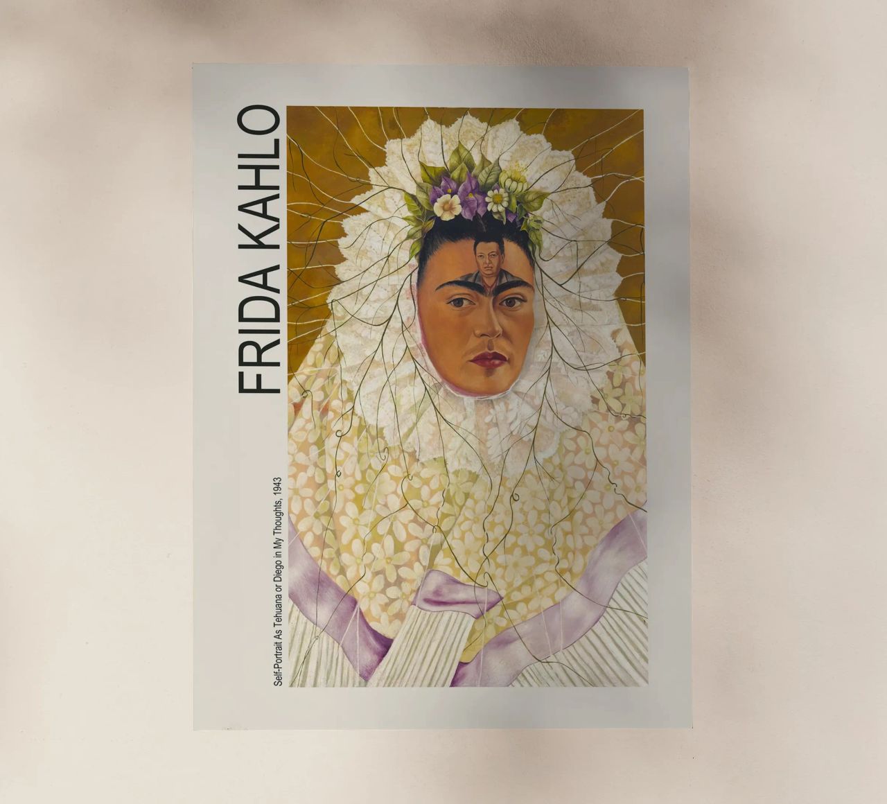 Self Portrait As Tehuana Or Diego In My Thoughts Backlit Folie von estellebardal