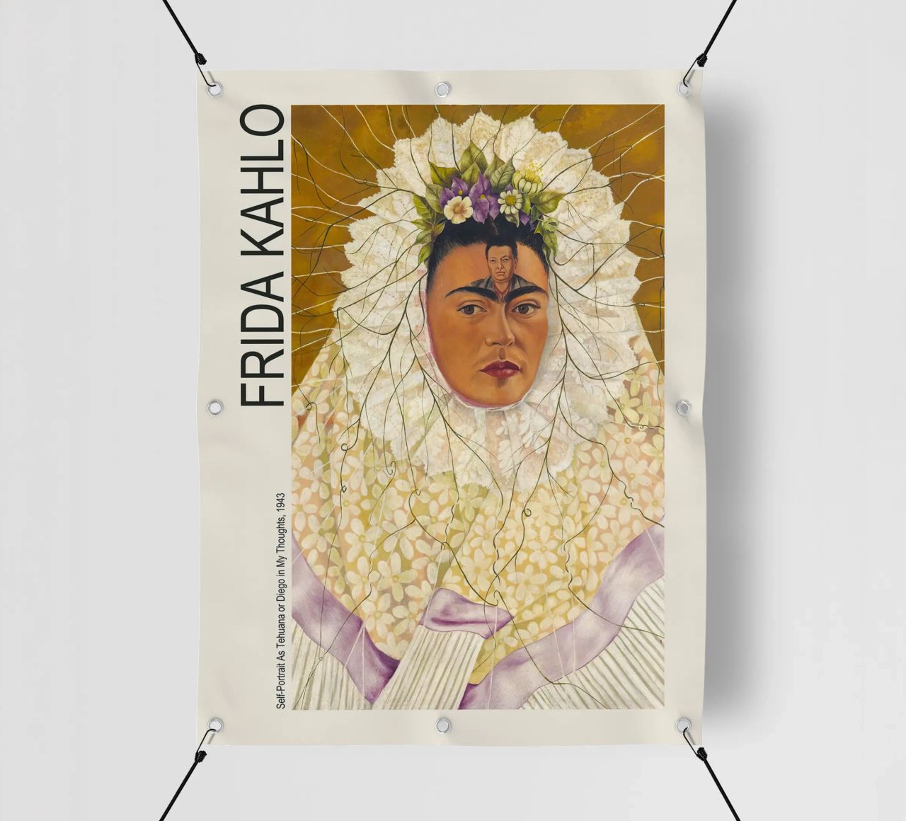 Self Portrait As Tehuana Or Diego In My Thoughts PVC Plane von estellebardal