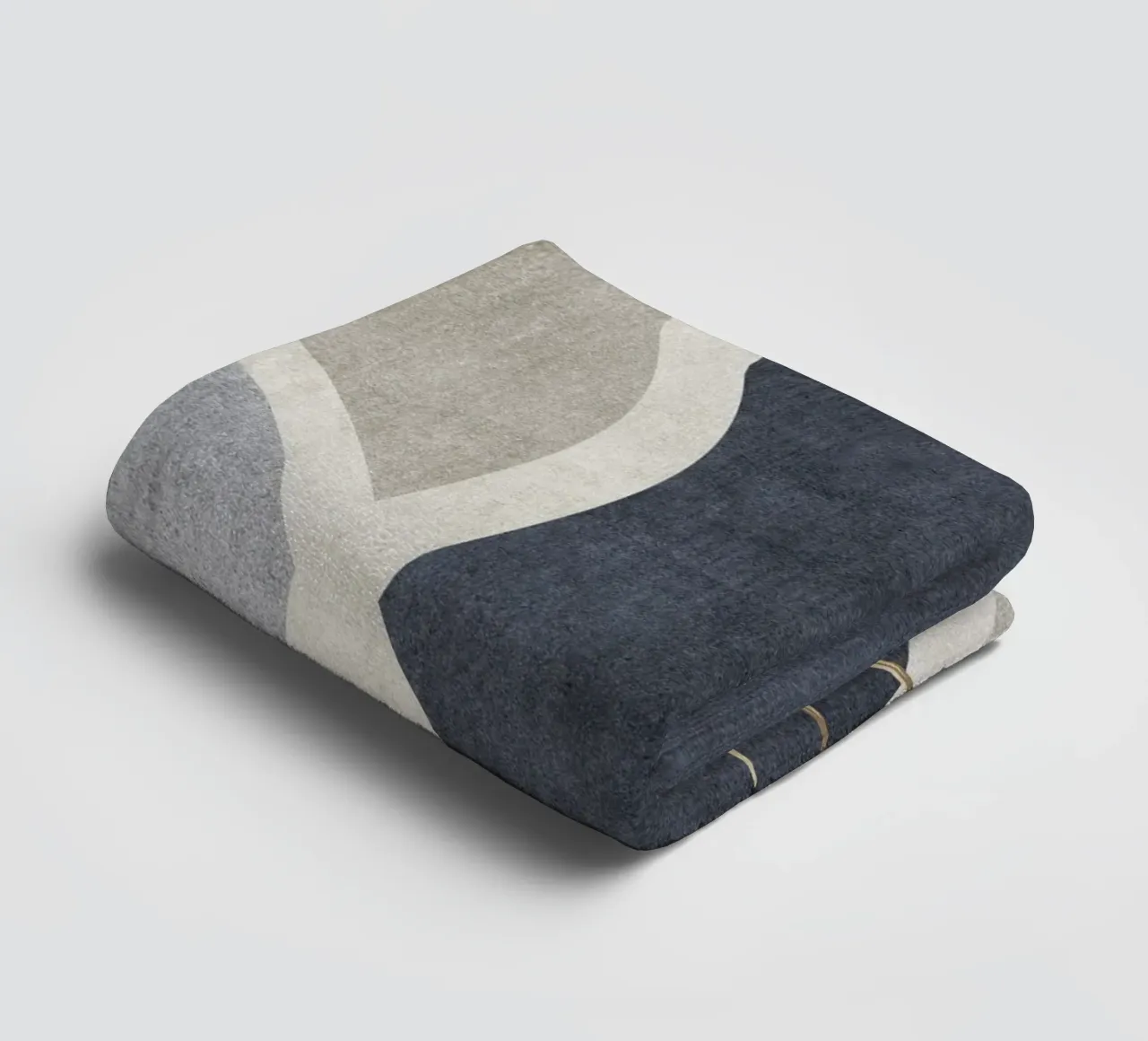 abstract shapes love towel by vintageshop
