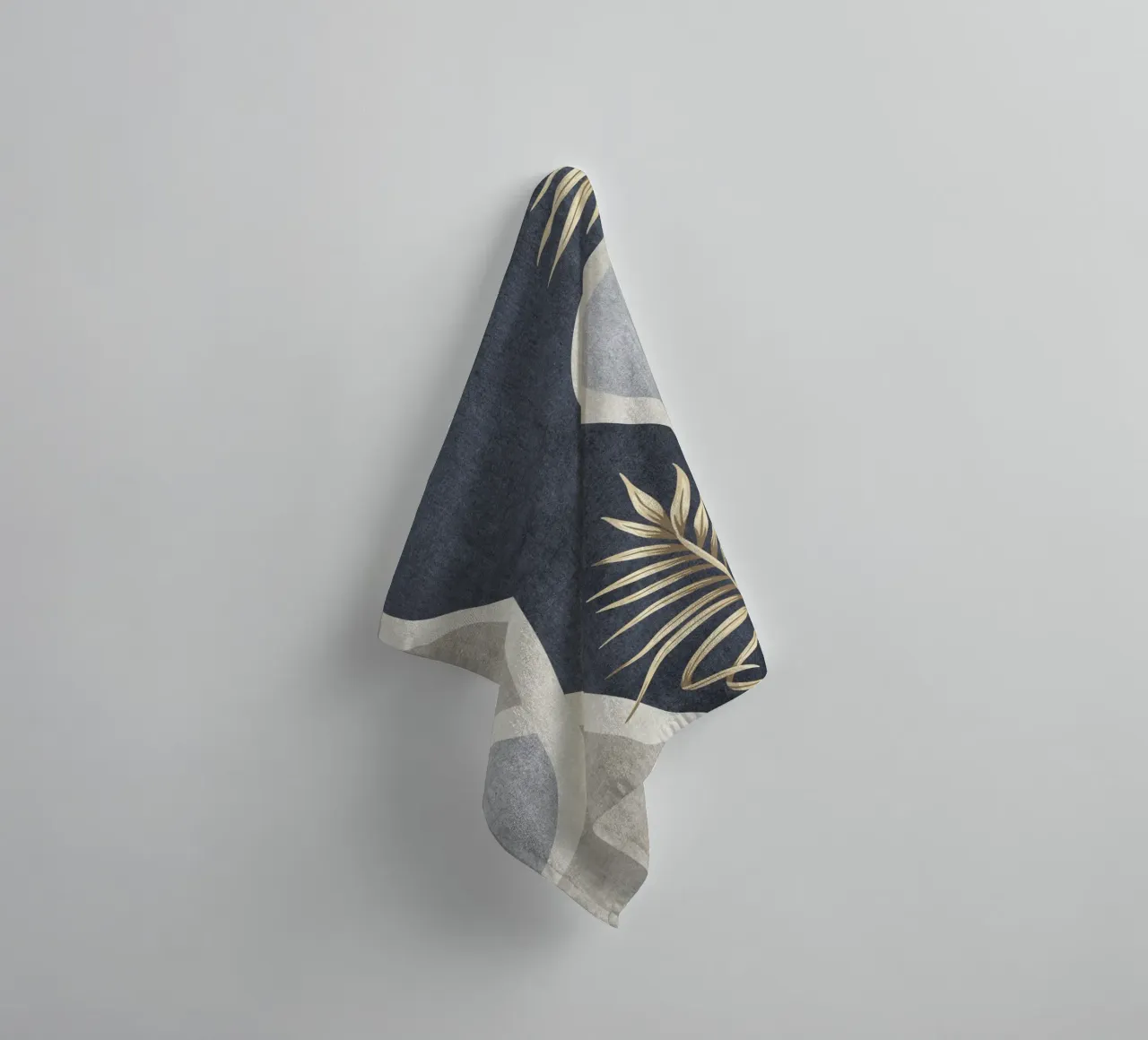 abstract shapes love towel by vintageshop