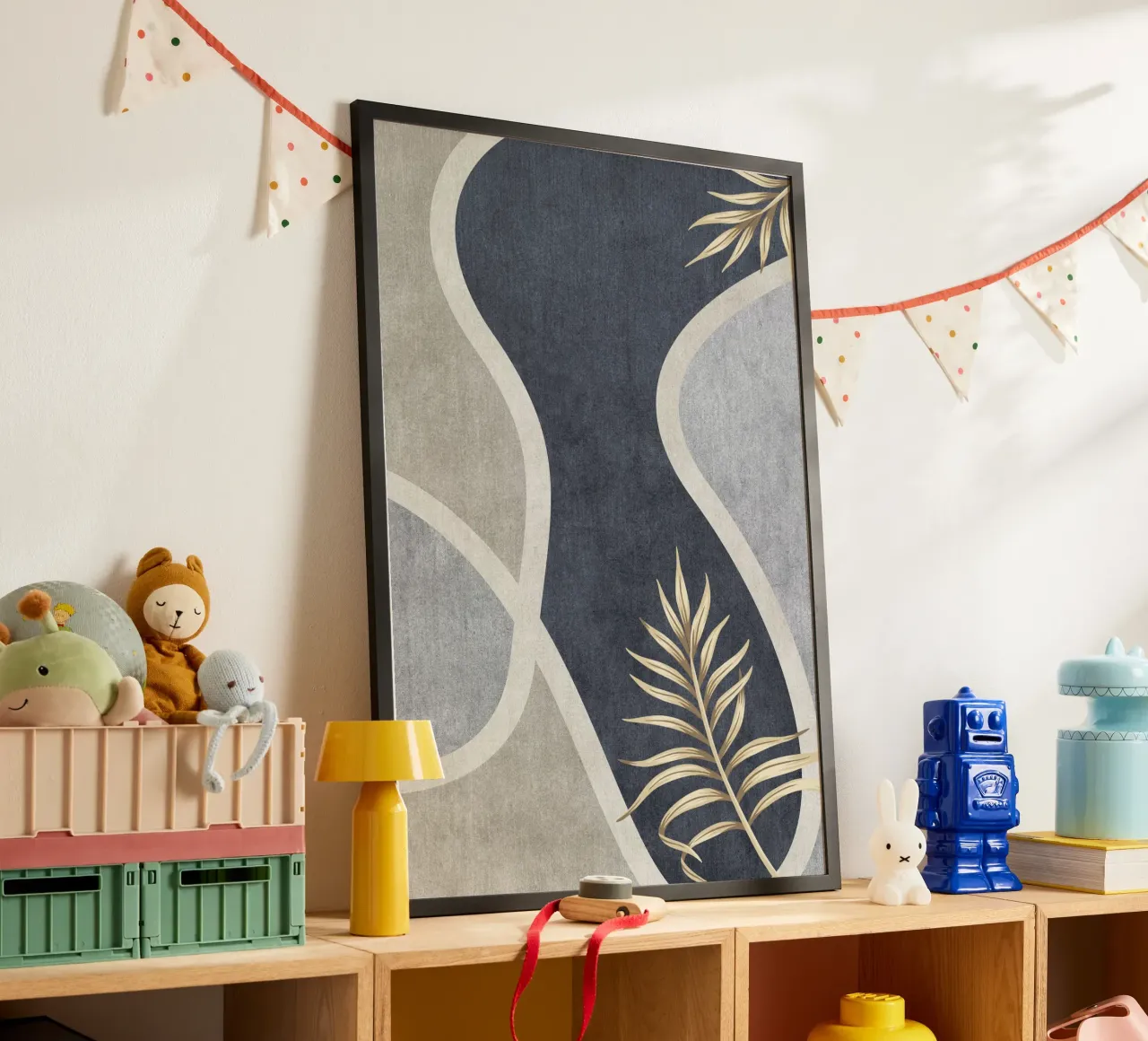 abstract shapes love hahnemühle by vintageshop