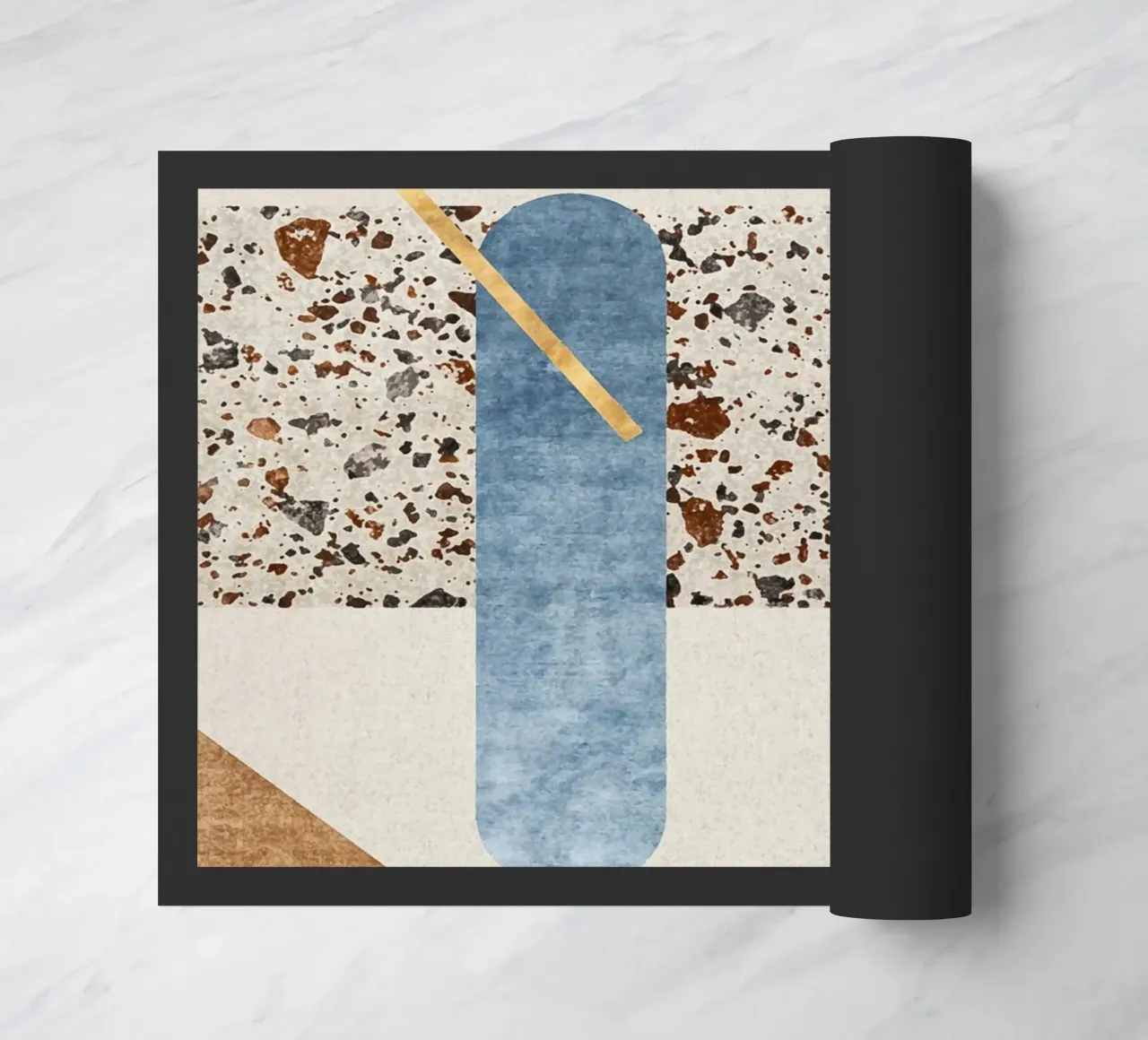 modern abstract art zerbino da vintageshop