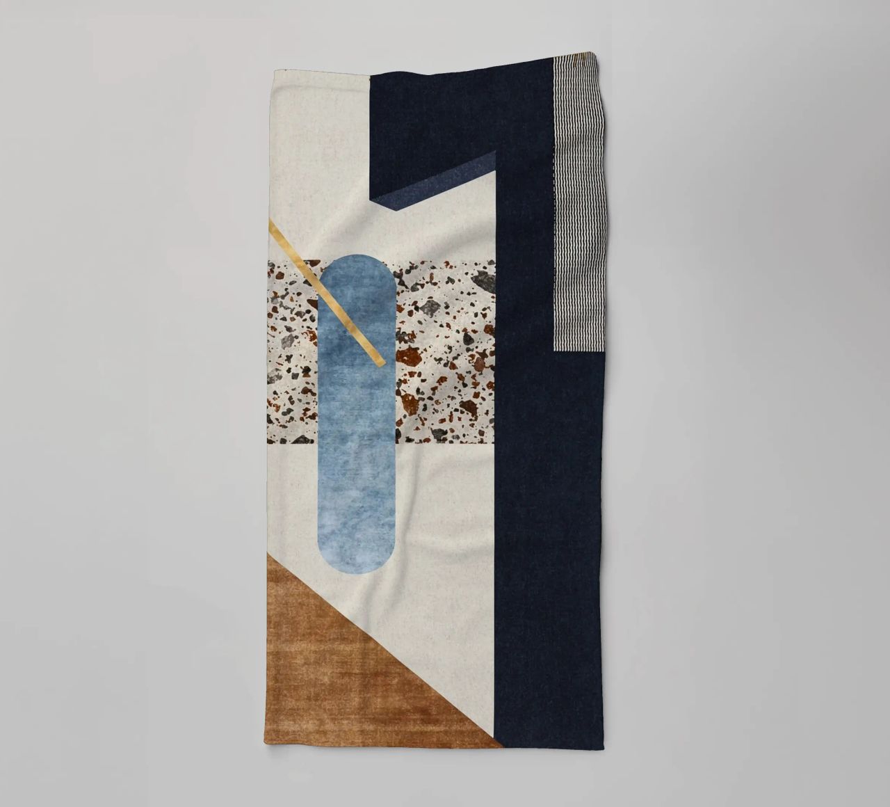 modern abstract art toalla de baño de vintageshop