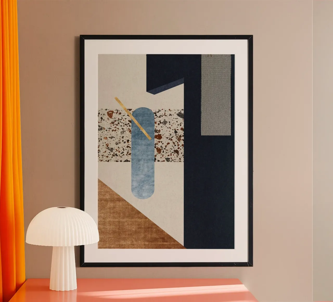 modern abstract art carta hahnemühle da vintageshop
