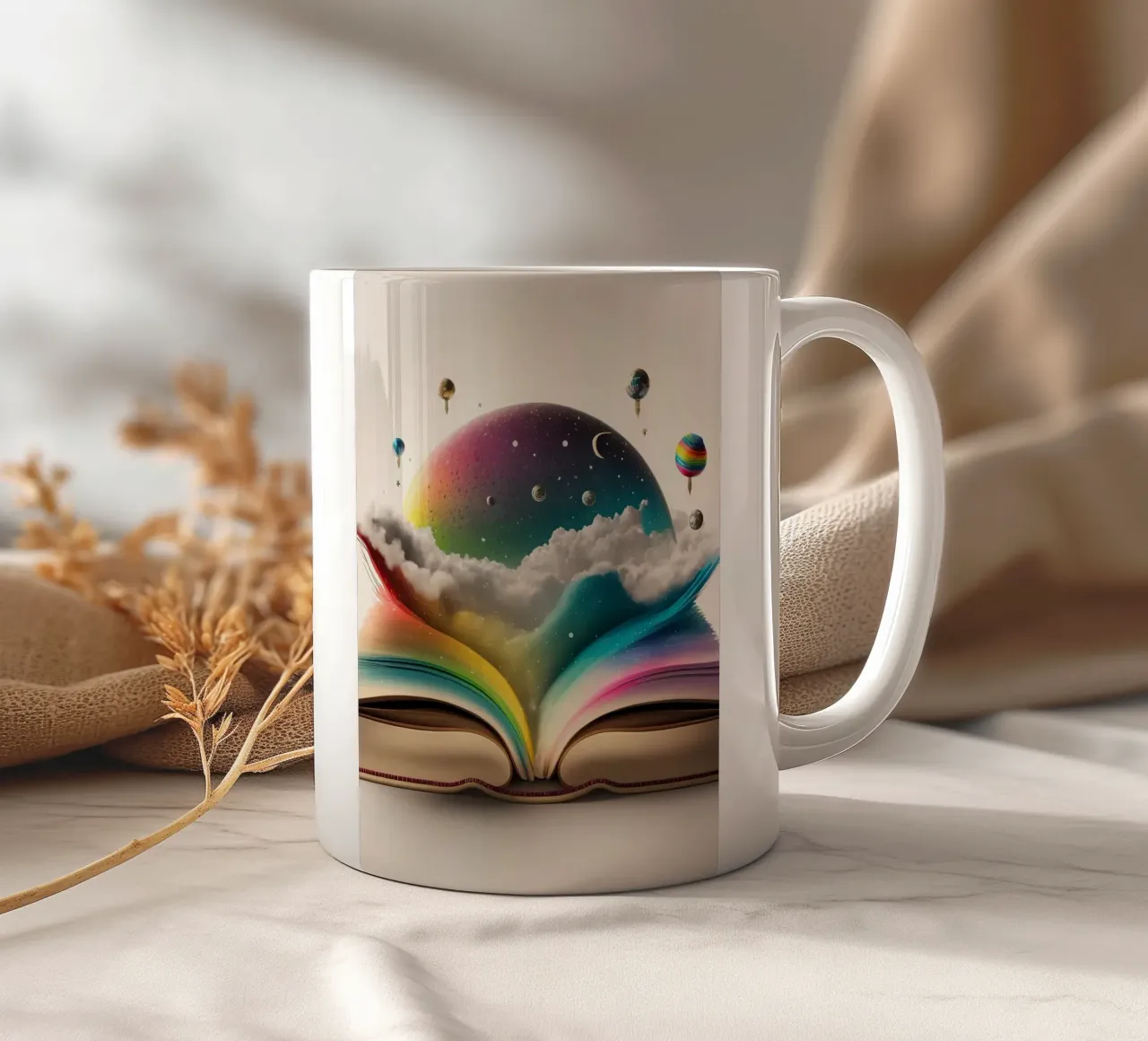 libro aperto tazza in ceramica da Jonathan R NASH