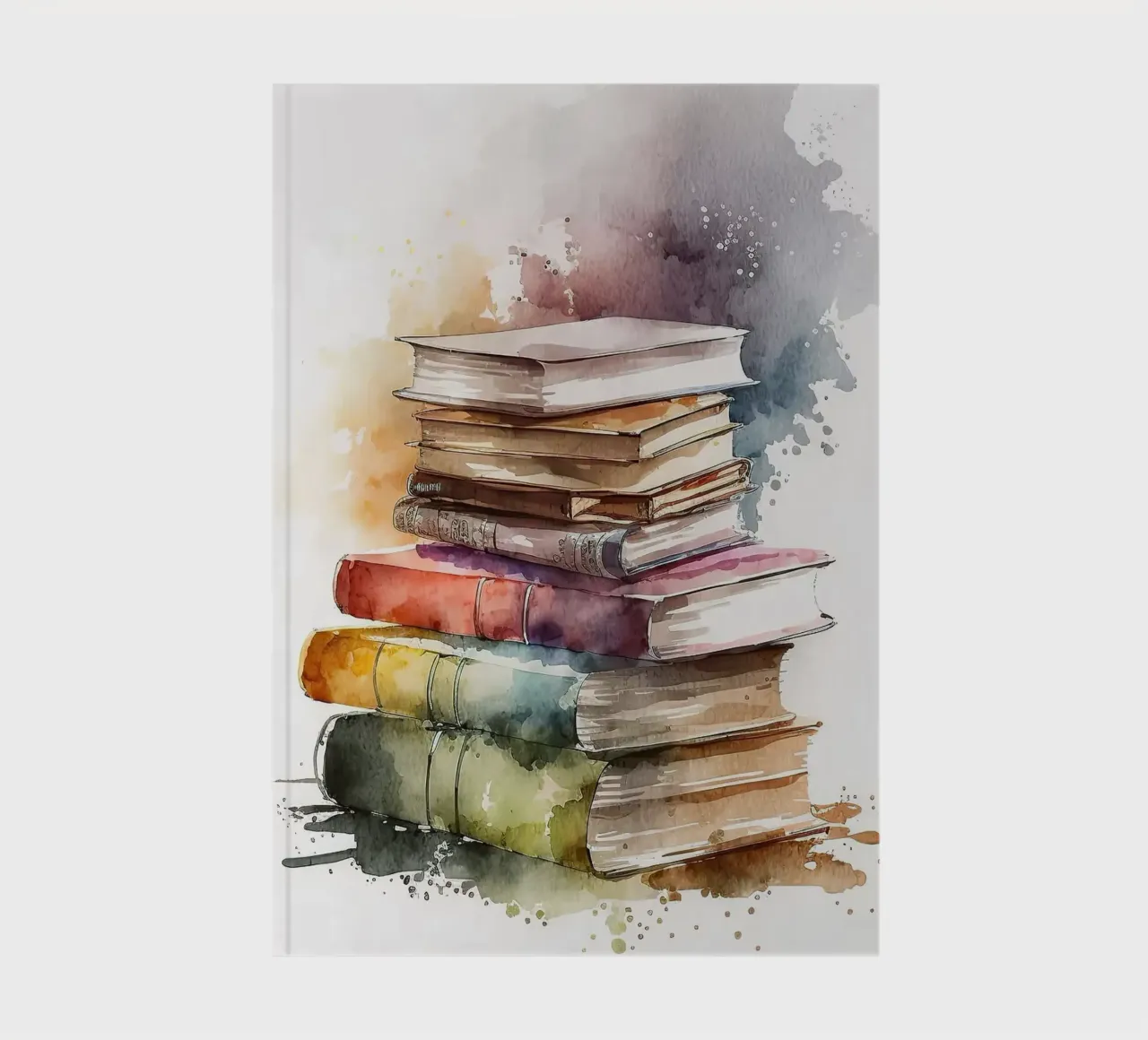 stack of books notebook by Jonathan R NASH
