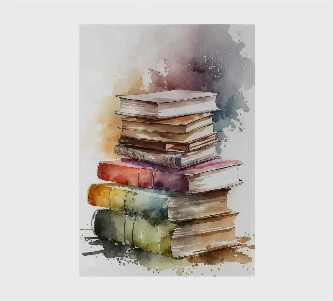 stack of books notebook by Jonathan R NASH