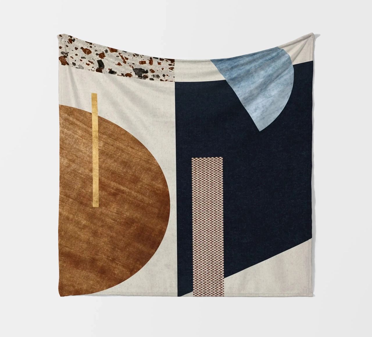 modern abstract art texture coperta in pile da vintageshop