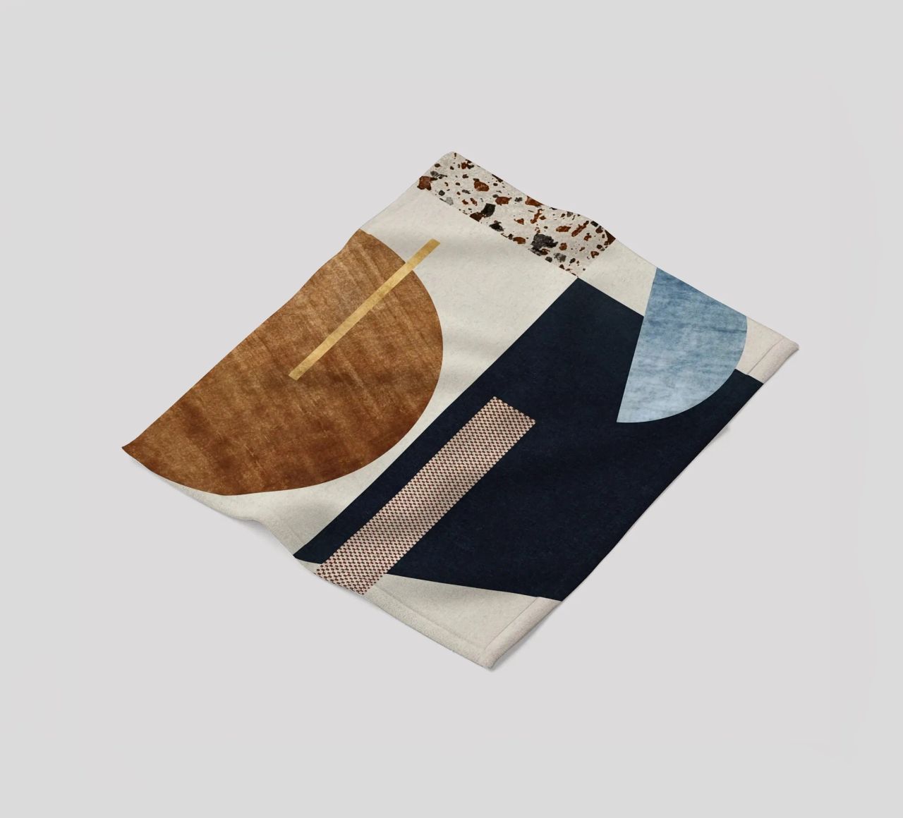 modern abstract art texture coperta in pile da vintageshop