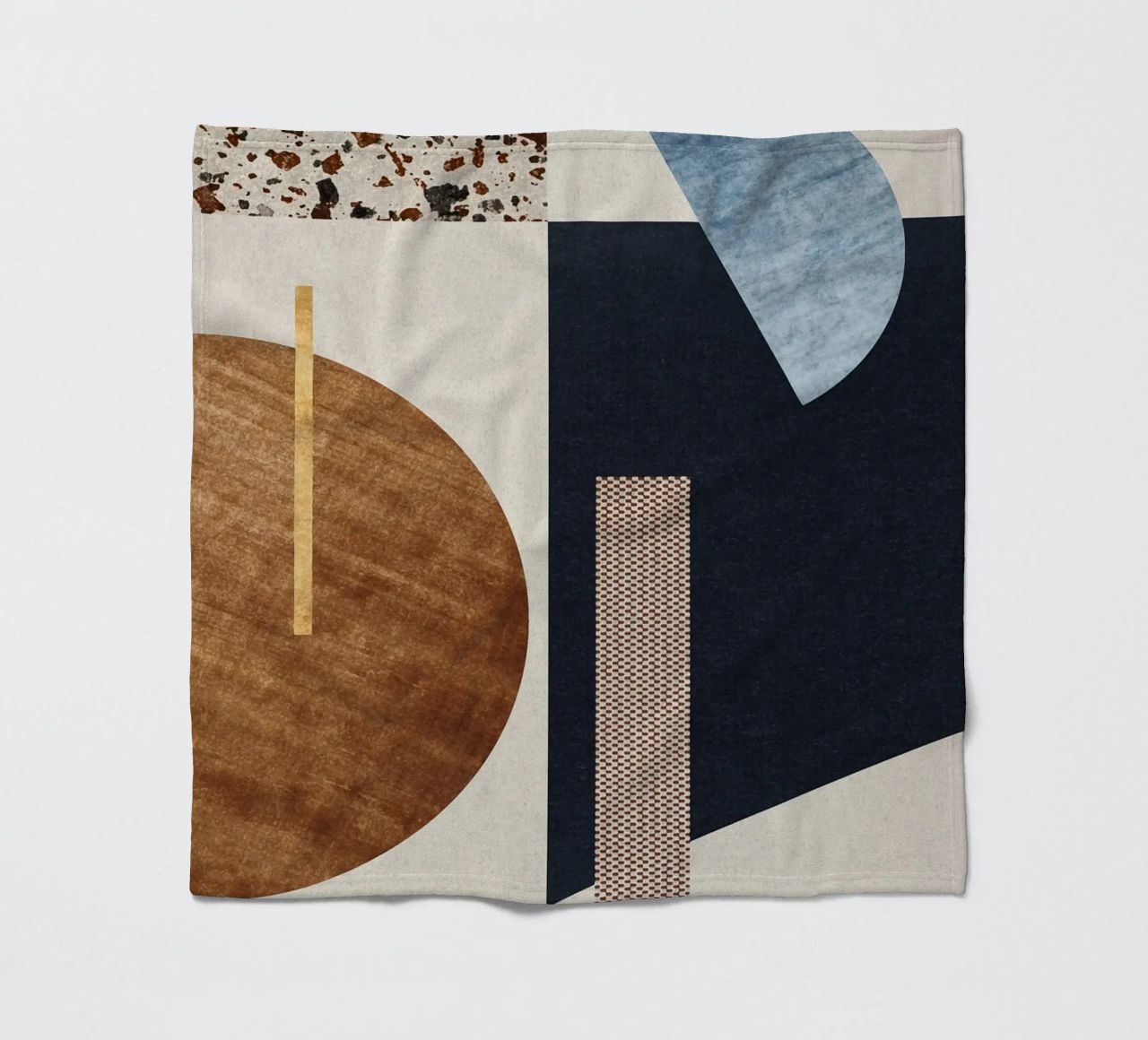 modern abstract art texture coperta in pile da vintageshop
