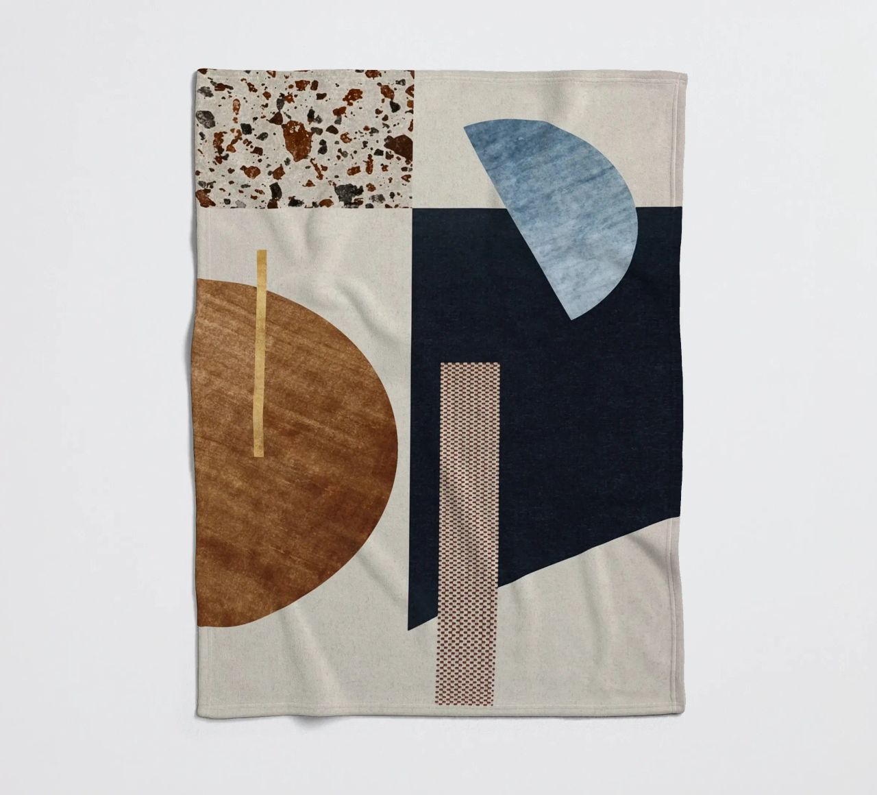 modern abstract art texture coperta in pile da vintageshop