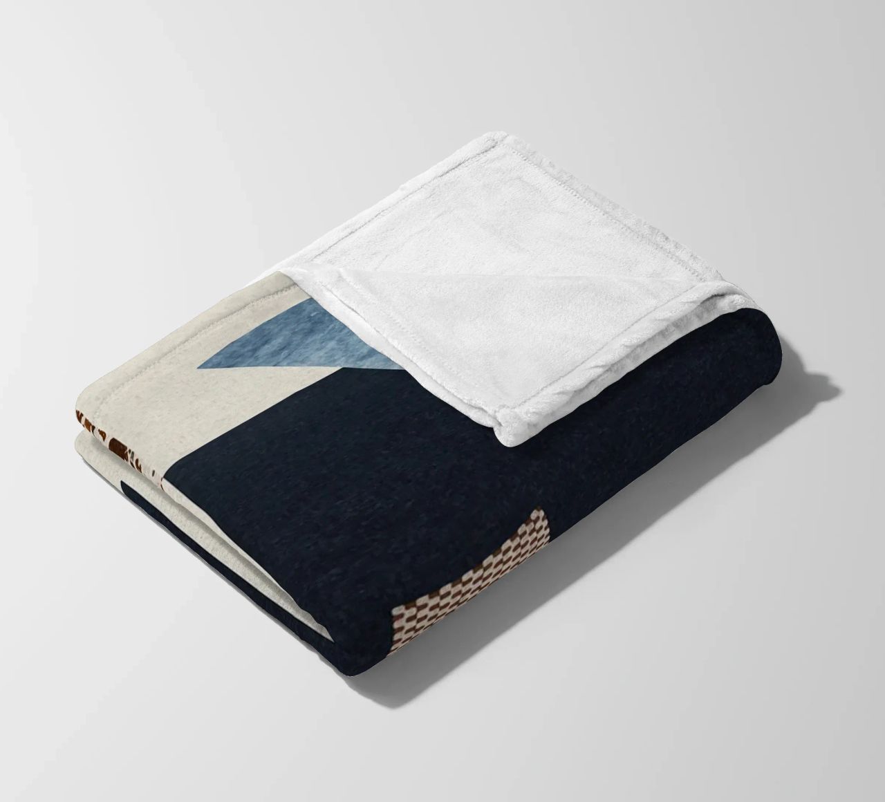 modern abstract art texture coperta in pile da vintageshop