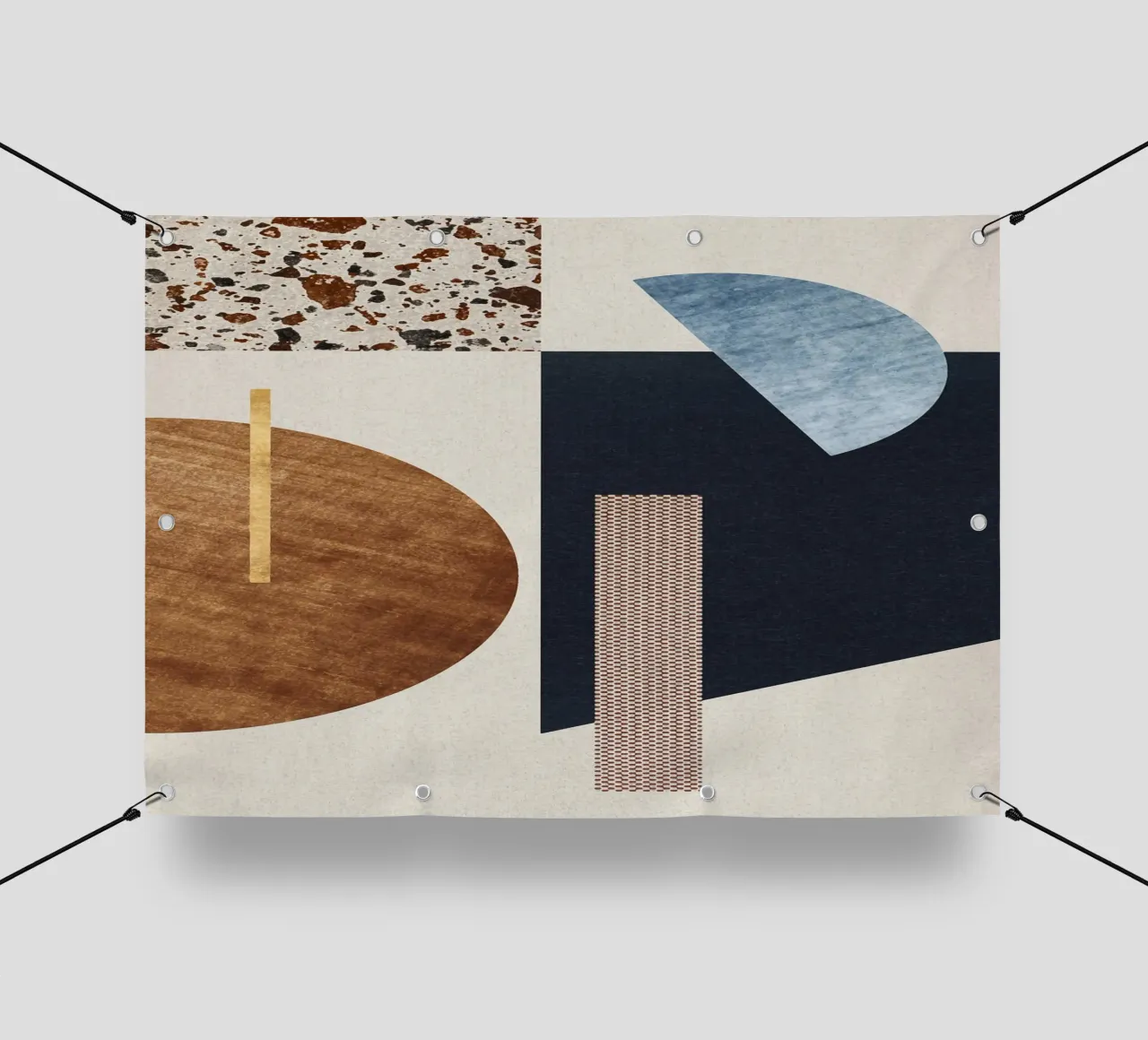 modern abstract art texture telo in pvc da vintageshop