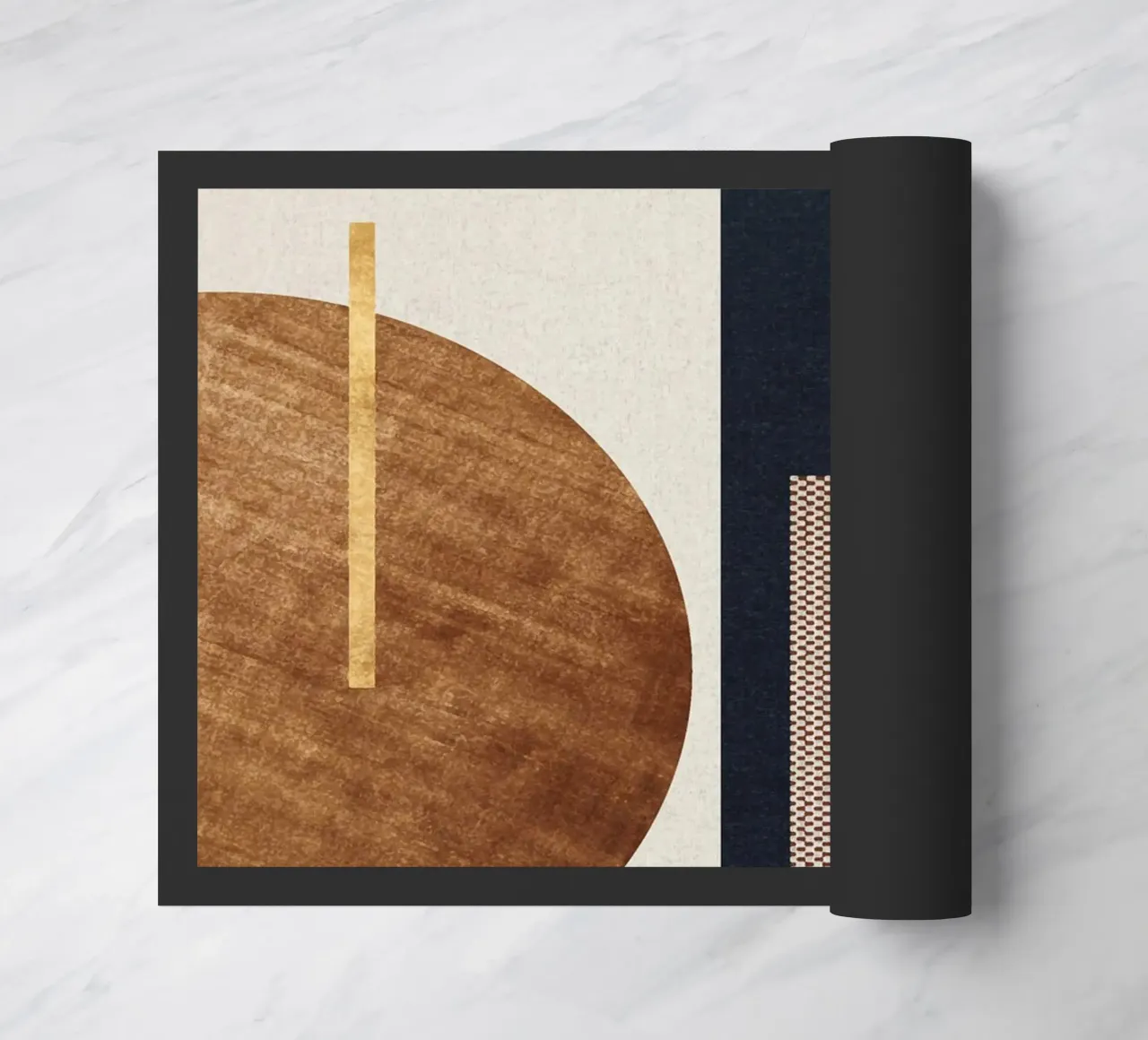 modern abstract art texture felpudo de vintageshop