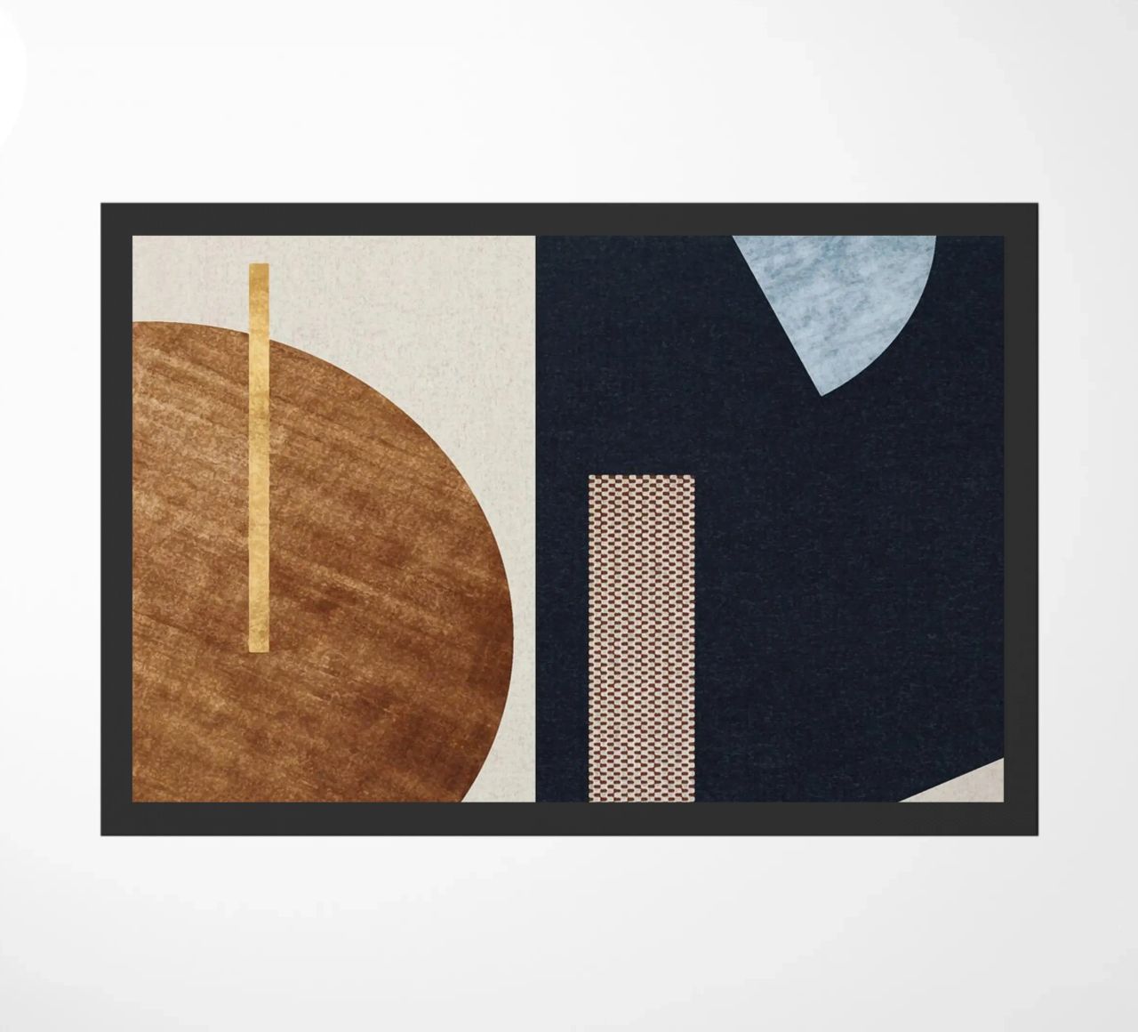 modern abstract art texture paillasson de vintageshop