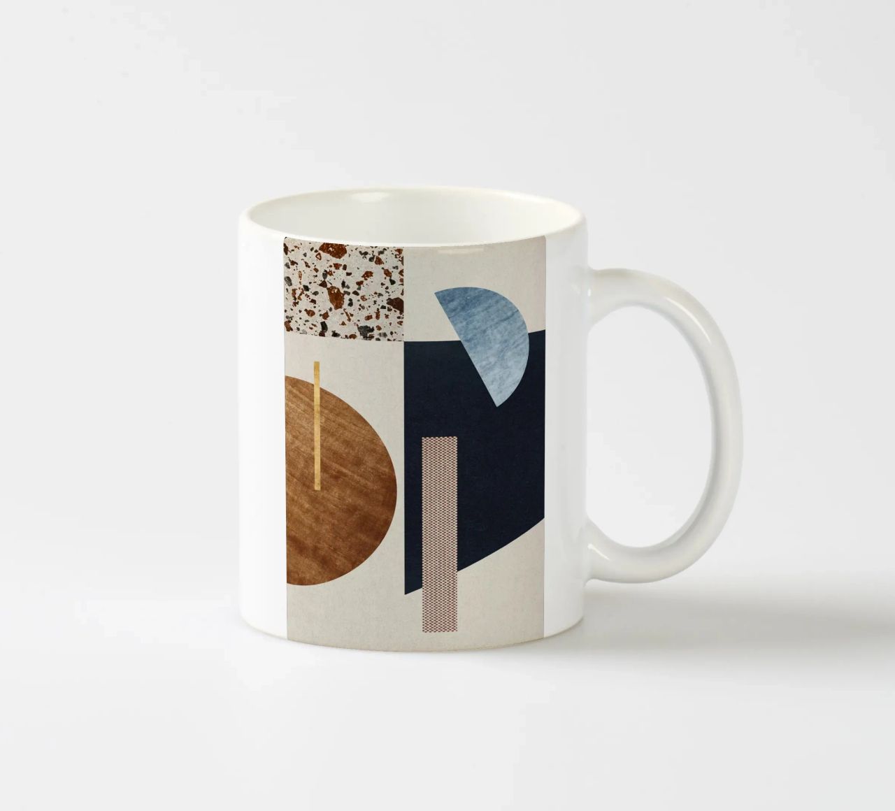 modern abstract art texture mug en céramique de vintageshop