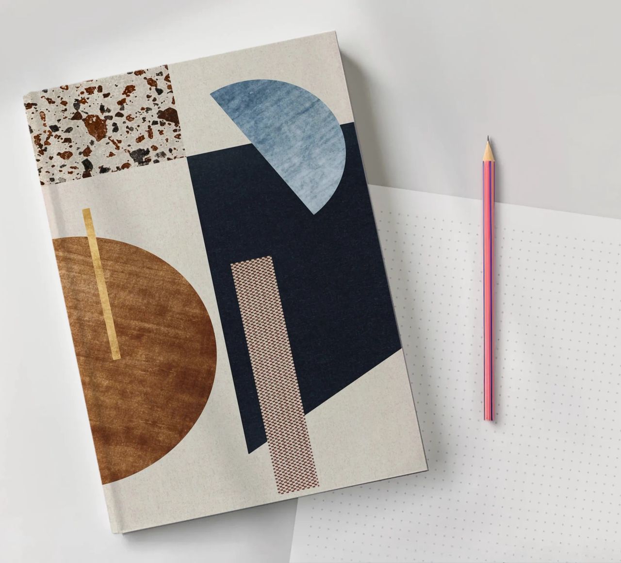 modern abstract art texture carnet de notes de vintageshop