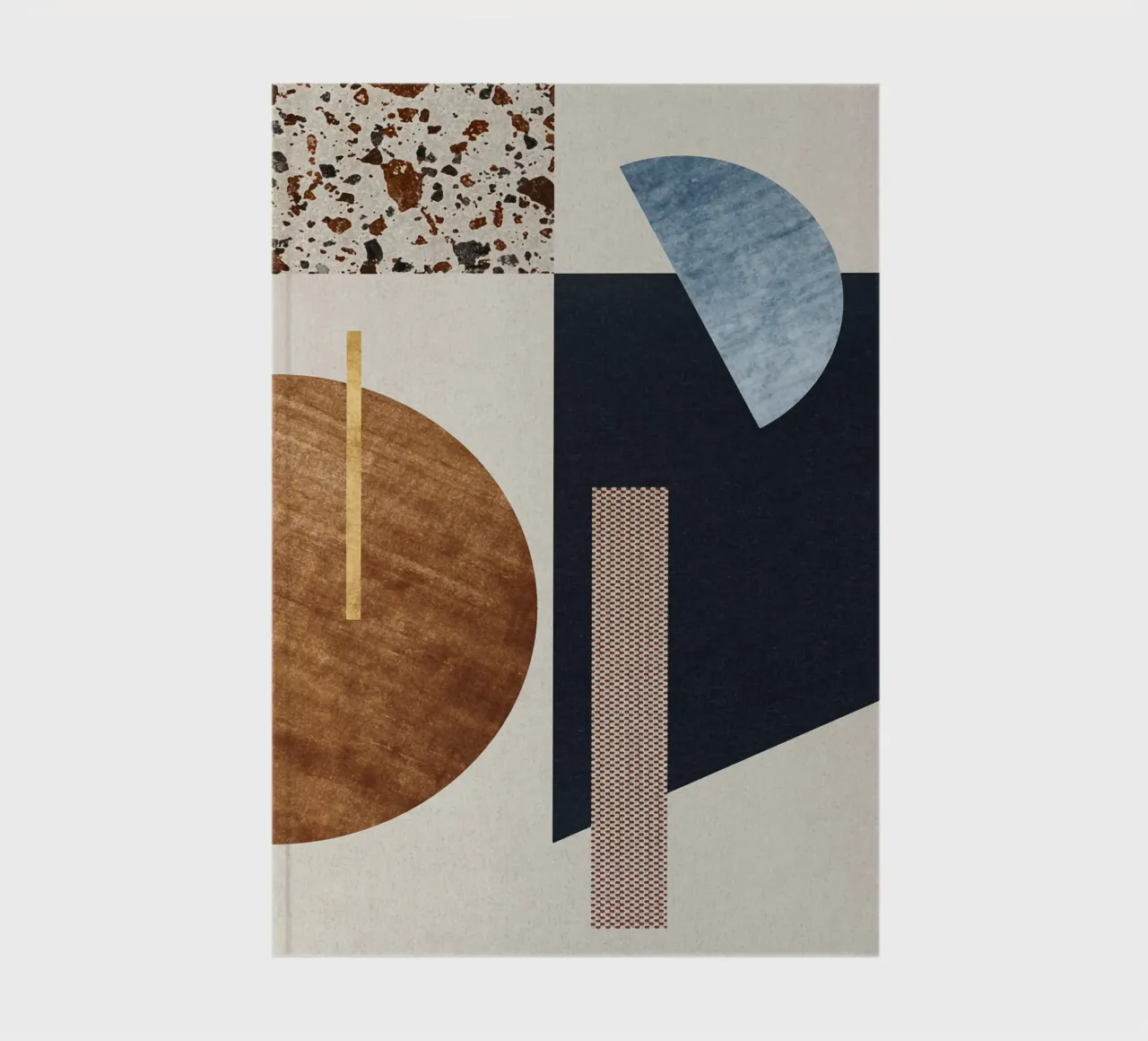 modern abstract art texture Notizbuch von vintageshop