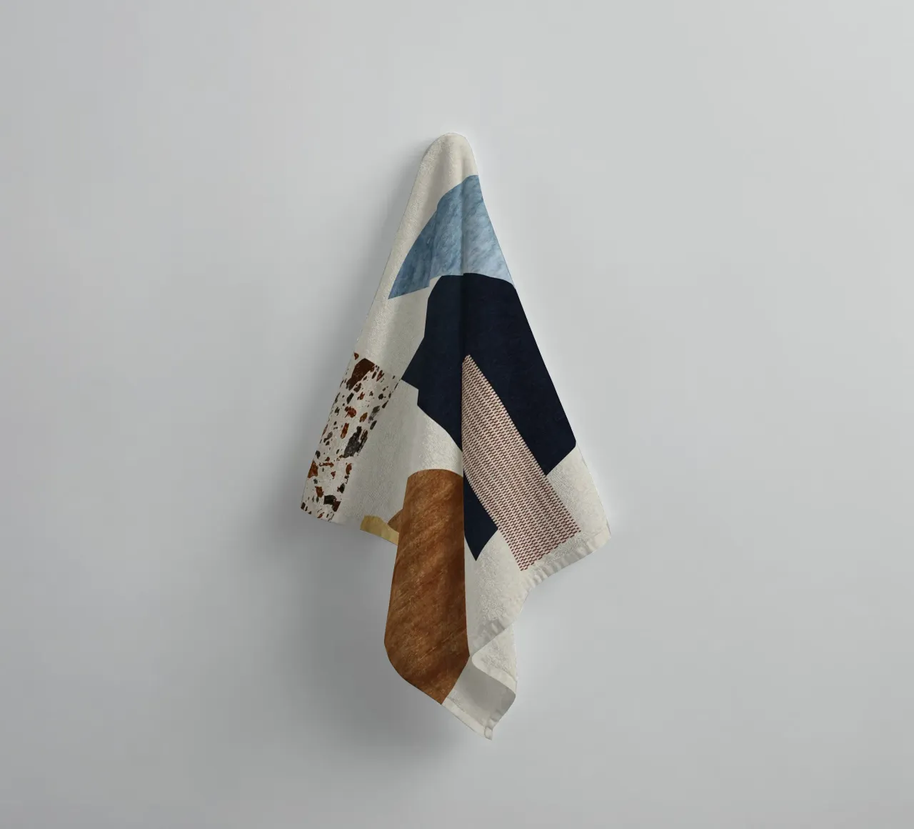 modern abstract art texture asciugamano da bagno da vintageshop